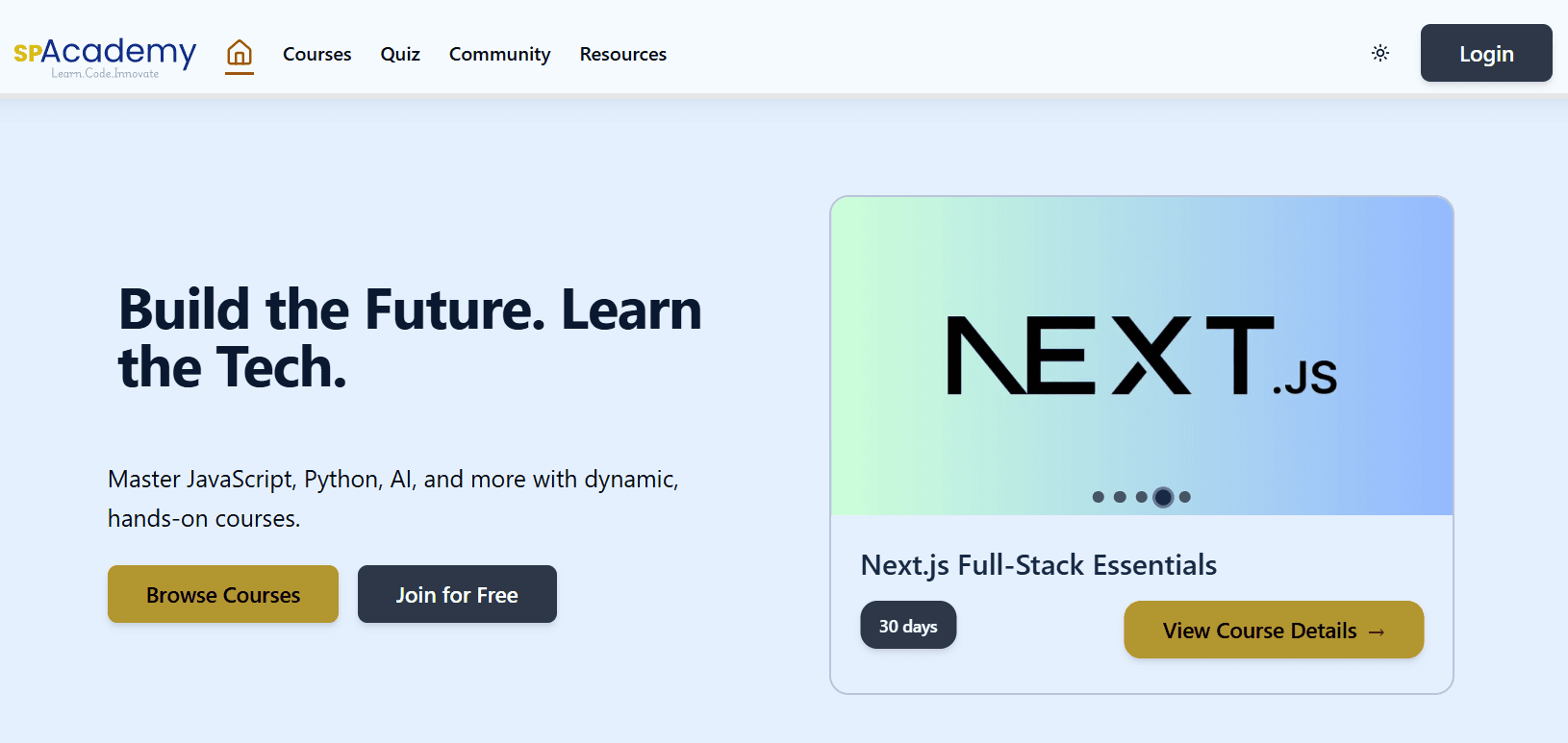 E-learning Platform